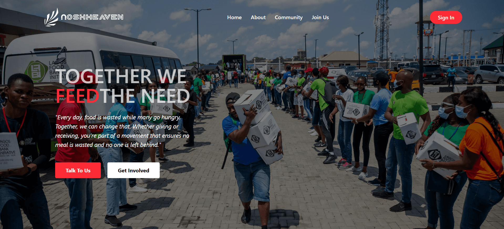 NoshHeaven Food Management Platform
